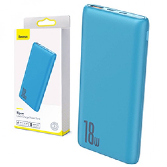 Baseus N1PD Bipow Quick Charge Power Bank PD+QC 10000mAh 18W Blue